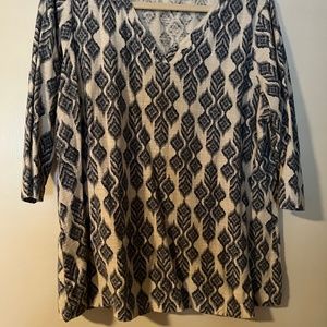 KNIT V-NECK PURE JJILL TOP